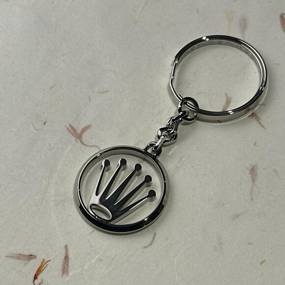 Rolex Sliver Crown Logo Keychain - Boutique Gift - VIP - Picture 4 of 5